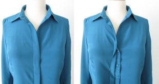 How to Make Hidden Button Placket for Blouses