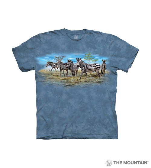 The Mountain Kid's T-Shirt - Zebra Gathering