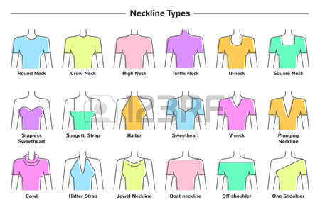 3,912 Neckline Stock Illustrations, Cliparts And Royalty Free