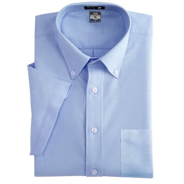 ss005 2011 new french blue business shirts, short sleeve men's shirt