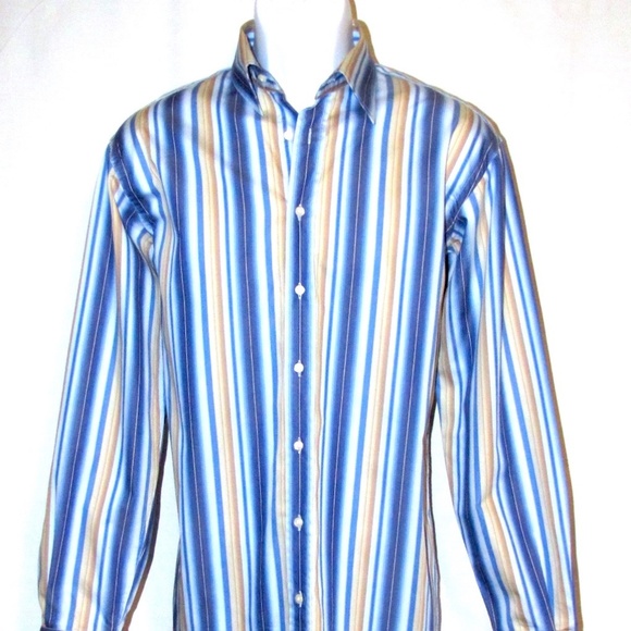 Etro Shirts | Mens Dress Shirt Size 39 | Poshmark