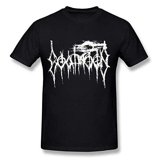 Amazon.com: SIANDA Men's Goatmoon Band Logo T-Shirts Size L Black