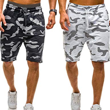 Amazon.com: vermers Mens Summer Casual Cargo Shorts 2018 Camouflage