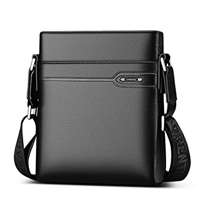 Amazon.com: LAORENTOU Mens Genuine Leather Shoulder Bag Crossbody