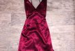 Windsor Dresses | Red Silk Dress | Poshmark