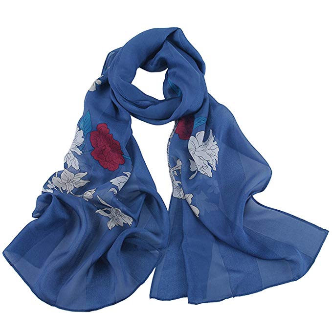Silk Scarf Women, IRRANI silk scarves Thin and light Neckerchief The