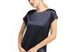 LilySilk Silk T Shirt for Women Short Sleeves Round Neck Pure