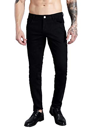 ZLZ Men's Slim Fit Stretch Comfy Fashion Denim Jeans Pants at Amazon
