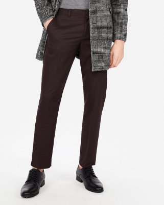 Slim Stretch Wrinkle-resistant Lightweight Flannel Dress Pant | Express