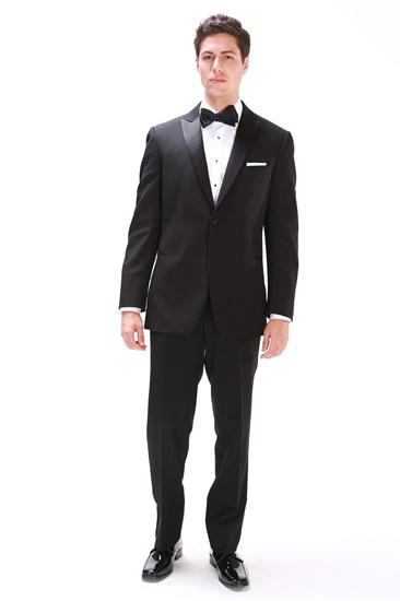 Street Tuxedo - Black Slim-Fit Tuxedo