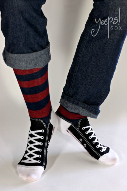 K. Bell Men's Rugby Sneaker Sock Crew Socks for sale online | eBay