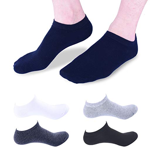 Amazon.com: Low Cut Socks Men, Mens Ankle Cut No Show Socks, Cotton