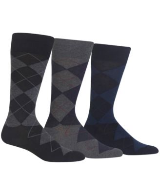 Polo Ralph Lauren Men's Socks, Extended Size Argyle Dress Men's