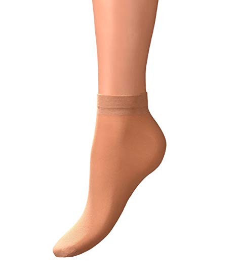 Womens Nylon Socks - Sheer Ankle Socks for Women at Amazon Women's