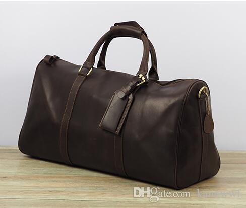 2016 New Fashion Men Women Travel Bag Duffle Bag, Leather Luggage