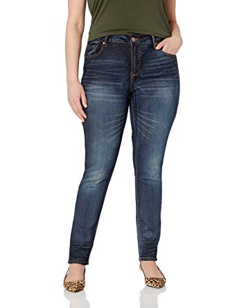 Stone Washed Skinny Jeans for Women Slim Fit Stretch Ankle Jeans in