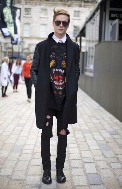 givenchy, coat, urban outfitters, streetwear, menswear, mens coat
