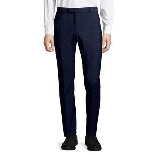 strellson - Mercer Check Suit Pants Navy