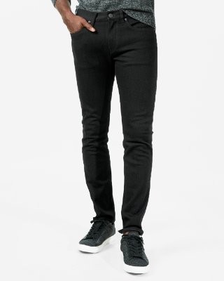 Skinny Black Destroyed Stretch Jeans | Express