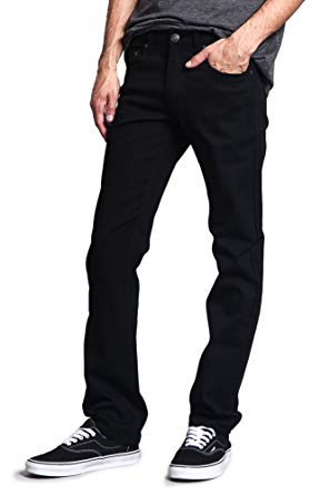 Amazon.com: Victorious Mens Slim Fit Colored Stretch Jeans GS21