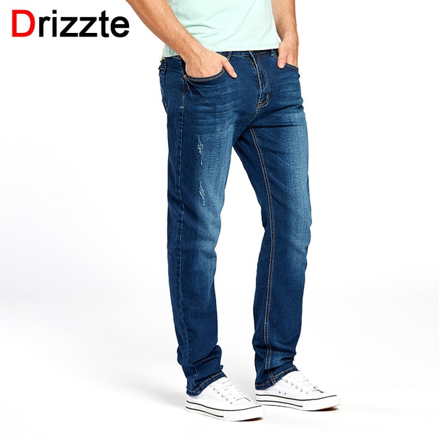 Drizzte Blue Jeans Mens Fashion Men's Casual Stretch Denim Jean for