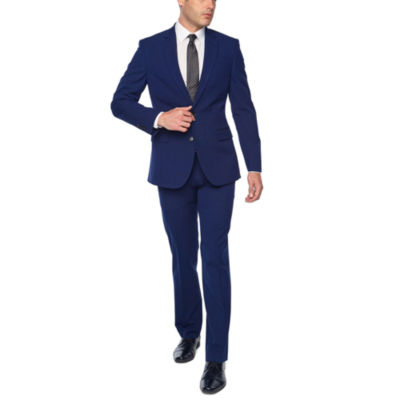 JF J. Ferrar Bright Blue Slim Fit Stretch Suit Separates - JCPenney