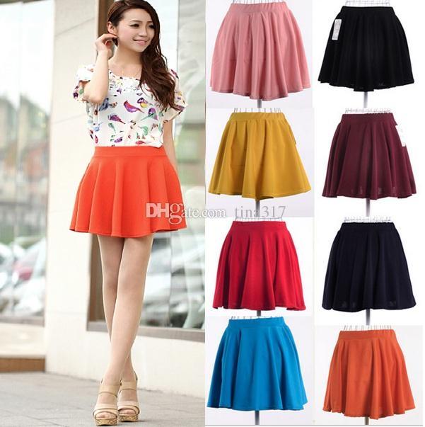 2019 Hot Plus Size Spring Summer Skirt Short Half Length Skirt High