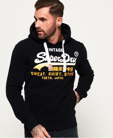 Superdry Sweat Shirt Store Fade Hoodie in Black for Men - Lyst