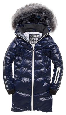 Superdry Sd Glacier Isobar Down Jacket W Iso Blue : Winter Jackets