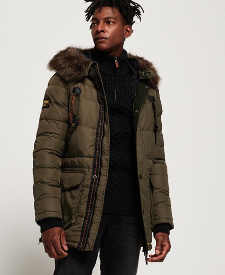 Men's Parka Coats | Fur Hood, Waterproof & Military | Superdry