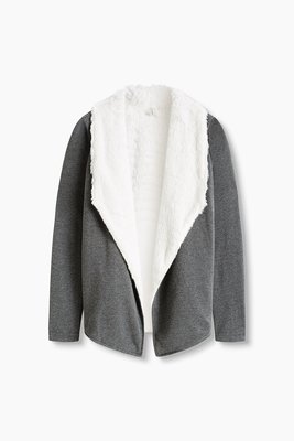 Esprit RI17025_221 - Sweatshirt jacket with cuddly teddy lining