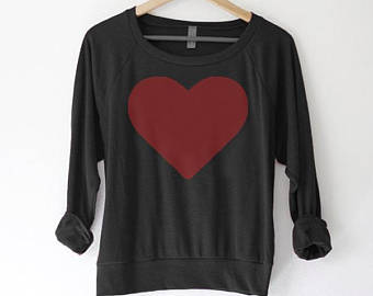 Heart sweater | Etsy