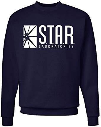 Amazon.com: Star Laboratories Star Labs Sweatshirt Sweater Crew Neck