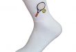 Amazon.com: SOK Men's Tennis Socks With Tennis Racquet And Ball Logo