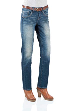 Tom Tailor Damen Jeans 6201170.09.70 Straight Alexa stone blue