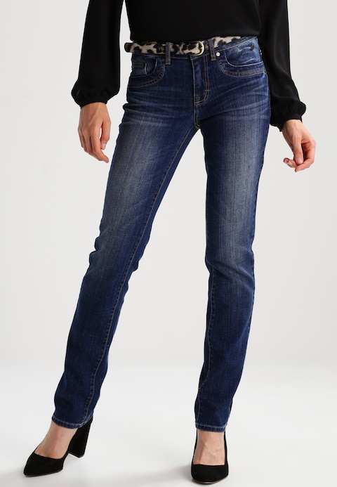 TOM TAILOR ALEXA - Straight leg jeans stone blue denim 01142_AZ