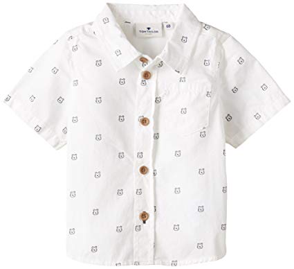 TOM TAILOR Kids Baby Boys Shirt - Off-White - 0-3 Months: Amazon.co