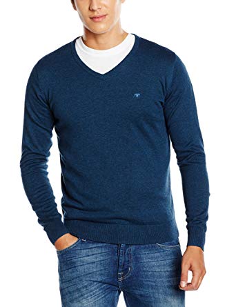 Tom Tailor Men's Basic V-Neck Sweater Jumper: Amazon.co.uk: Clothing