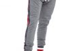 Tommy Hilfiger Tech Terry Tape Pants Grey Men Breathable Casual