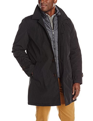 Tommy Hilfiger Men's Poly-Twill Trench Coat - Men Fashion Now