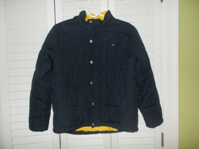 Tommy Hilfiger Boys Jacket Navy Blue Size L 16-18 | eBay