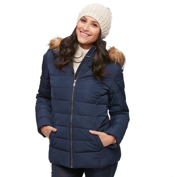 Shop Tommy Hilfiger Women's Hooded Puffer Jacket - Free Shipping On