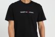 Tommy Jeans SMALL TEXT TEE - Print T-shirt - tommy black - Zalando.co.uk