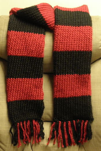 Tube Scarf - My Loom Knitting Pattern Collection