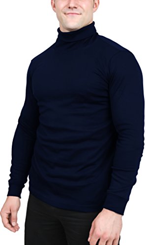 Turtleneck Shirts For Men Long Sleeves Tailored Comfort Fit by