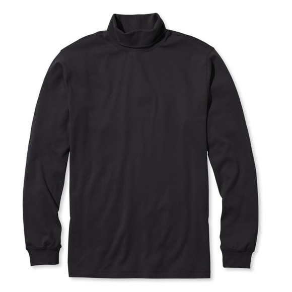 L.L. Bean Shirts | Ll Bean Black Long Sleeve Turtleneck Shirt | Poshmark