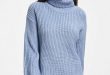 29% OFF] 2019 Chunky Turtleneck Sweater In BLUE ONE SIZE | ZAFUL