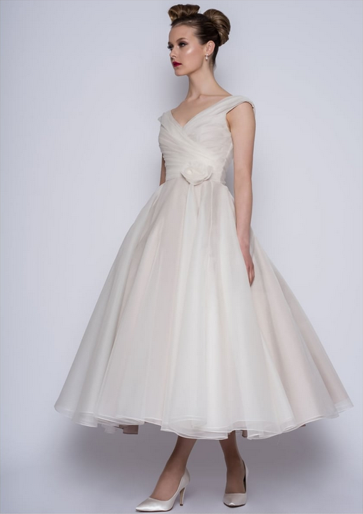 Wedding dress for the registry office