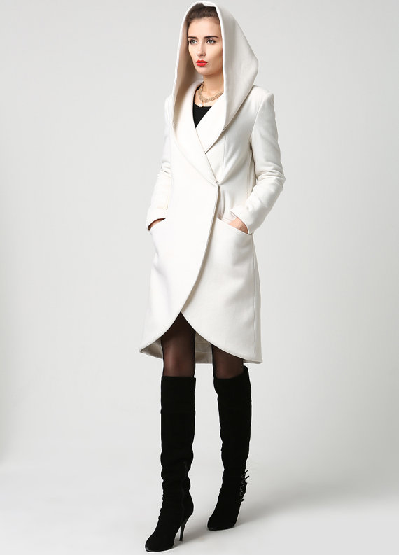 hooded winter coat - Stacha Styles