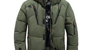 Amazon.com: Mens Trench Coat,Men Boys Warm Hooded Winter Coat